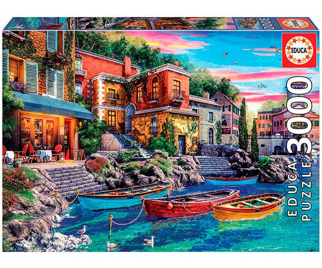 puzzle-3000-piezas-puesta-de-sol Puzzle 3000 Piezas Educa: Rompecabezas para Adultos con Puesta de Sol en Lago