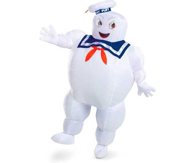 Disfraz inflable Stay Puft de Cazafantasmas para adulto con Licencia Oficial 0 (0)